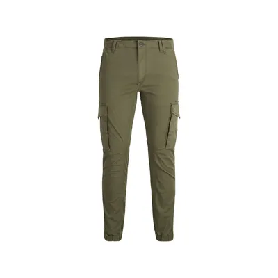 Produktbild von Jack & Jones 12141844, Fracht, Erwachsener, Grün, Baumwolle, Elasthan, Nicht bleichen, Natürliche Trocknung