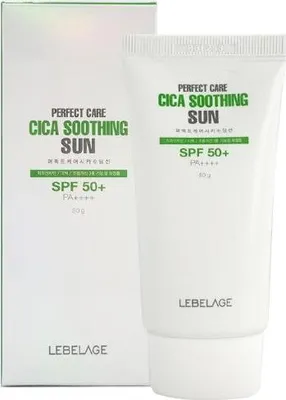 Produktbild von LEBELAGE Gesichtscreme LSF 50+ Cica Beruhigende Sonnenpflege 50 g
