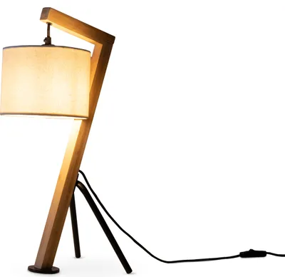 Produktbild von Stehlampe Tischlampe Wohnzimmer Lampenschirm Leselampe Nachttischlampe Galgen