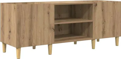 Produktbild von vidaXL Schallplattenschrank Artisan-Eiche 121 x 38 x 48 cm