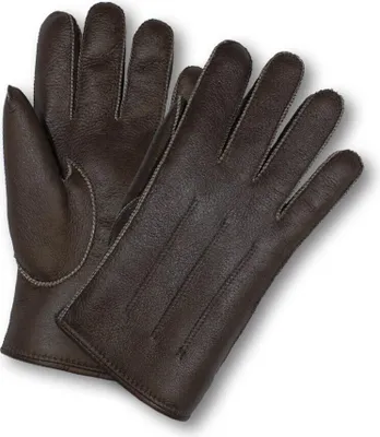 Produktbild von Heitmann Herren Finger-Handschuhe 'de luxe' Schwarz oder Braun Gr. M - XXL