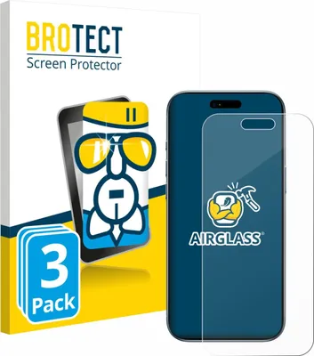 Produktbild von 3x BROTECT Schutzglas für Apple iPhone Air Schutzfolie Panzer Folie Glas Display Schutz klar