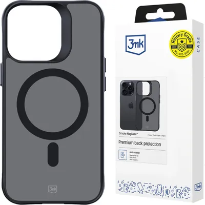 Image de 3mk Housse de protection Smoke MagCase pour Apple iPhone 13 Pro Backcover compatible avec MagSafe
