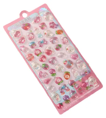 Produktbild von Niedliche 3D-Puffy-Sticker, Kawaii-Harz-Tier-Cartoon-Sticker, winzige DIY-Sticker für Scrapbooks, Laptops und Wasserflaschen