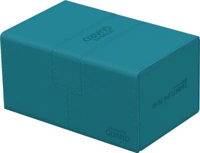 Obrázok produktu pre Ultimate Guard Twin Flip`n`Tray 160+ XenoSkin Monocolor Petrolblau