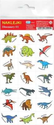 Image de Autocollants. Dinosaures