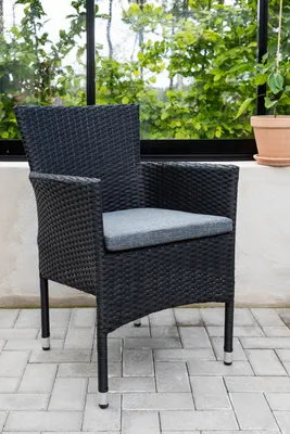 Produktbild von Venture Home Stuhl Malina Schwarz 2er-Pack