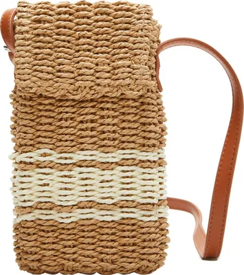 Produktbild von s.Oliver Handytasche Umhängetasche Mobile Phone Bag Brown Stripes hellbraun
