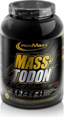 Produktbild von IronMaxx Masstodon - 2 Kg-Dose Erdbeere