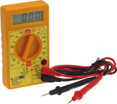 Immagine prodotto di Multimetro digitale ChiliTec CTM 23 eco arancio/gelb (in blocco)
