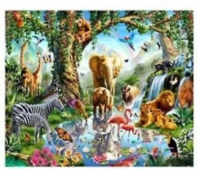 Produktbild von 40x30 cm Diamanten Malerei Zum Selbermachen DIY Diamond Painting Wildtiere