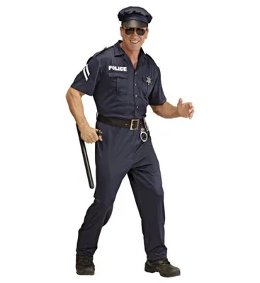 Produktbild von "POLIZIST" (Kostüm, Gürtel, Hut)