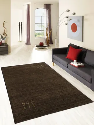 Produktbild von Teppich MARAND | Farbe: Braun; Größe: 250x350 cm | strapazierfähig und leicht zu reinigen | Wohnzimmer | Schlafzimmer