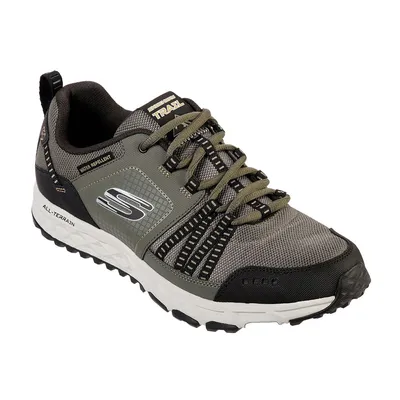 A single Skechers trail sneaker shown from a three-quarter angle against a white background.
