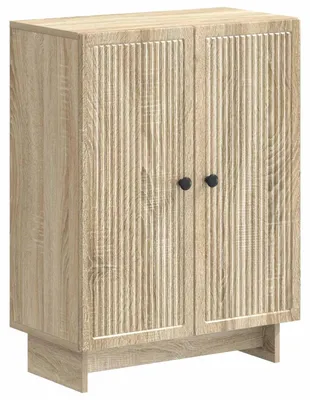 Image de vidaXL Armoire de rangement pour salle de bain, modèle EDE, en chêne Sonoma