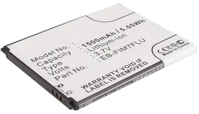 Produktbild von AGI 28334, Akku, Samsung, Schwarz, Lithium-Ion (Li-Ion), 1450 mAh, 3,7 V