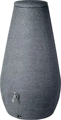 Image de Baril d'eau de pluie gris GOCCIA 410 litres