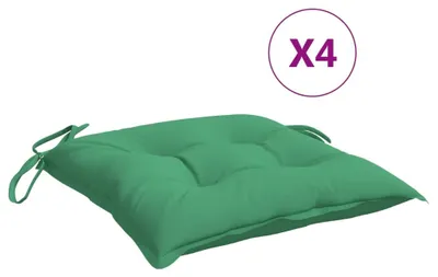 Produktbild von vidaXL Palettenkissen 4 Stk. Grün 50x50x7 cm Oxford-Gewebe