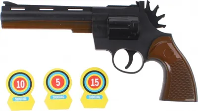 Produktbild von Toi-Toys Cowboy Gewehr mit Ziel schwarz / braun 23 cm