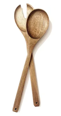 Produktbild von Akazienholz-Salatbesteck - 2er-Set, Länge 33 cm