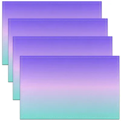 Platzsets Set aus 4, 45x30 cm, Ombre-Effekt, Polyester