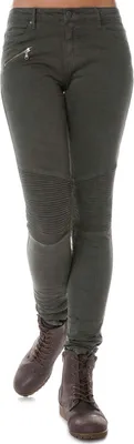 Produktbild von Itaimaska Damen Stoffhose mit Reißverschluss Grün S