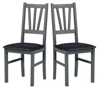 Produktbild von ESSZIMMERSTUHL - 2er-Set Bos 5 graphite kronos 22