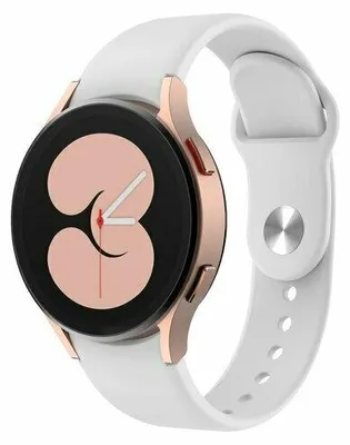 Produktbild von By Qubix Sportarmband - Weiß - passend für Samsung Galaxy Watch 6 - 40 mm & 44 mm