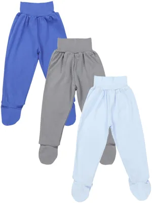 Produktbild von TupTam Baby Jungen Strampelhose mit Fuß 3er Pack, Farbe: Farbenmix 6, Größe: 68