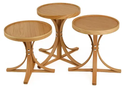 Obrázok produktu pre Skye Decor, Kvalitný konferenčný stolík (3 časti) – dub sýtej farby, 100% dubové drevo