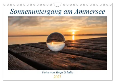 Produktbild von Sonnenuntergang am Ammersee (Wandkalender 2027 DIN A4 quer), CALVENDO Monatskalender