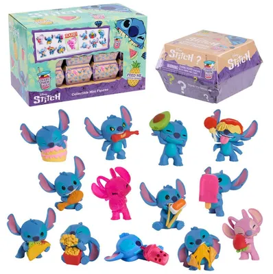 Zdjęcie produktu dla Just Play Disney Stitch Minifigurki do zebrania, w pudełku z niespodzianką, 5 cm wysokości. Od 3 lat JUST PLAY