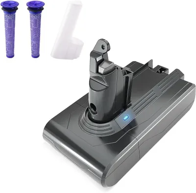 Image de Batterie pour Dyson aspirateurs V6 DC62 DC58 DC59 DC61 DC74 SV03 SV05 SV06 SV07 SV09 SV04 SV08, STANEW Batterie de Remplacement pour Dyson