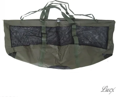 Produktbild von Lucx Karpfen-Wiegeschlinge – faltbarer Carp Weigh Sling mit Transporttasche (75 x 17 cm) – Soft-Mesh Wiegesack zum Wiegen & Releasen von Karpfen, Hecht & Co.