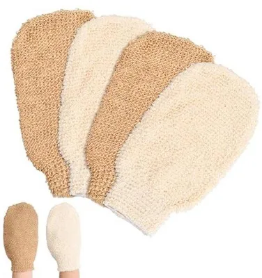Produktbild von Famanu Duschhandschuhe für Peeling und Massage - 2 Paar