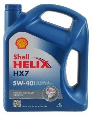 Produktbild von SHELL Helix HX7 für 5W-40 4 Liter Motoröl Motorenöl 229.3 229.5 9.55535-M2 502 00 505 00 RN0700 RN0710 Öl