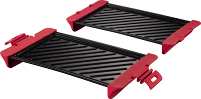 Produktbild von 2x Grillplatte f. Mikrowelle Grillrost Grill Grillgitter Bratpfanne Grillpfanne