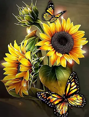 Produktbild von Malerei 5d Diamantmalerei Sonnenblume DIY dekorative Malerei, (1 St)