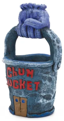 Aquarium Ornament SpongeBob Plankton Emmer aus Harz, Orange