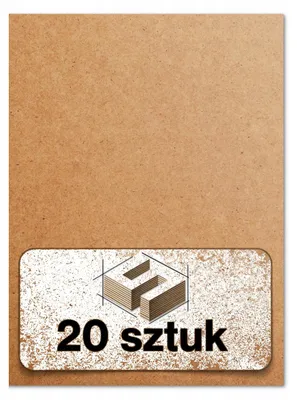Zdjęcie produktu dla 20x Płyta HDF naturalna 300 x 430 x 3 mm - laser, CNC, grawerowanie, modelarstwo i DIY