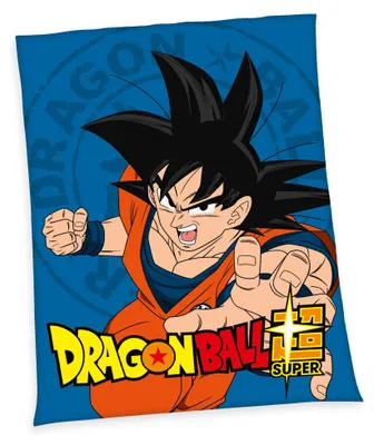 Produktbild von Herding DRAGONBALL SUPER Flanell-Flauschdecke Wohndecke 150 x 200 cm