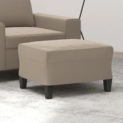Obrázek produktu pro The Living Store Podnožka Taupe 60x50x41 cm Tkanina z mikrovlákna