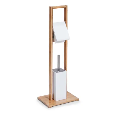 Produktbild von Zeller WC-Garnitur, Bamboo/MDF, weiß - 30x21x82; 18636