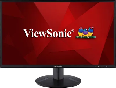 Produktbild von Viewsonic Value Series VA2418-SH, 60,5 cm (23.8"), 1920 x 1080 Pixel, Full HD, LED, 5 ms, Schwarz