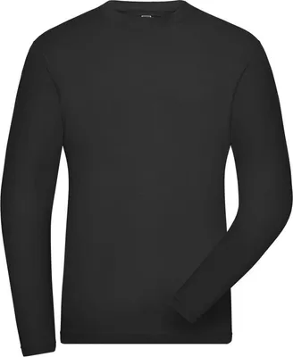 Produktbild von Langarm Shirt aus weichem Elastic-Single-Jersey black, Gr. XS
