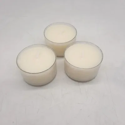 Imagen del producto de Velas para hostelería, velas pequeñas, velas y velas aromáticas, paquete de 50 unidades, color transparente