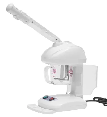 Produktbild von Gesichts- und Haar-Dampfer - Gesichtssauna & Haardampfer - 480W - 220-240V - Ozon- und Dampfmodus - 470 ml Wassertank - 16×17×27 cm - Für Zuhause & Friseursalon