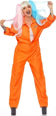 Produktbild von Orangefarbener Häftling Overall für Frauen