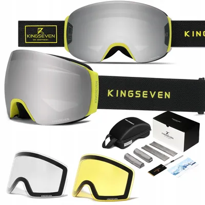 Obrázek produktu pro KINGSEVEN KS9801 Lyžařské brýle s vyměnitelnými skly UV400