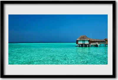 Produktbild von Bild 60x40 MDF-Rahmen Wandkunst Meer Landschaft